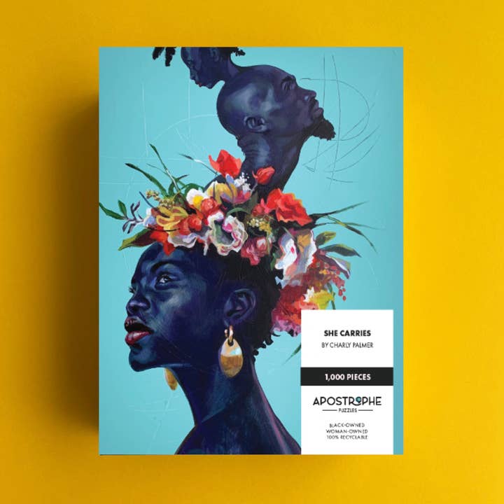 She Carries by Charly Palmer for wholesale by Apostrophe Puzzles