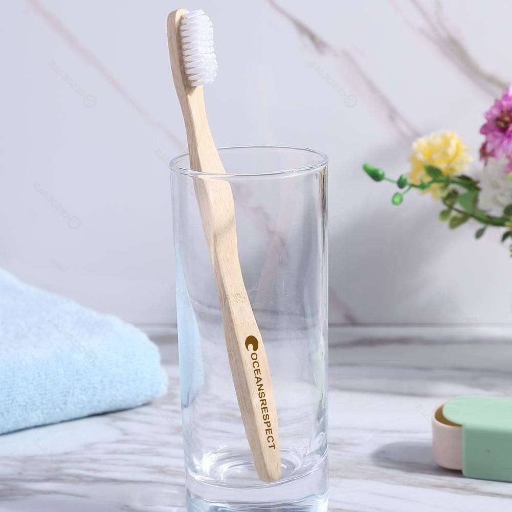 Oceansrespect 🌊🌍🌱 - Wholesale Toothbrush - Bamboo toothbrush - Adult - Soft (Old packaging)4