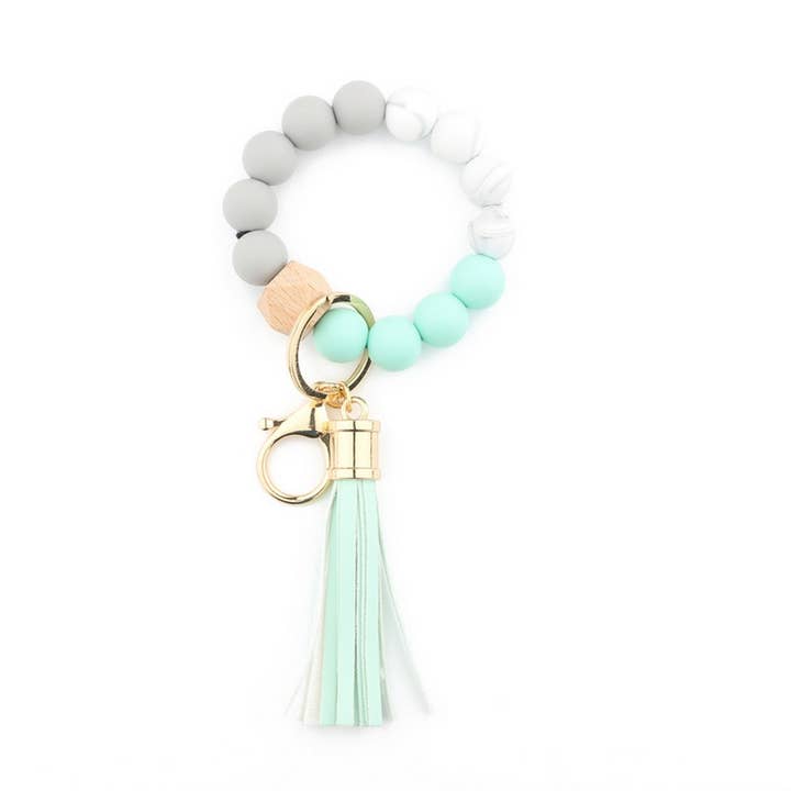 ACCITY - Wholesale Keychain Bracelet - COLORFUL KEYCHAIN TASSEL BRACELET_CWAJE06554