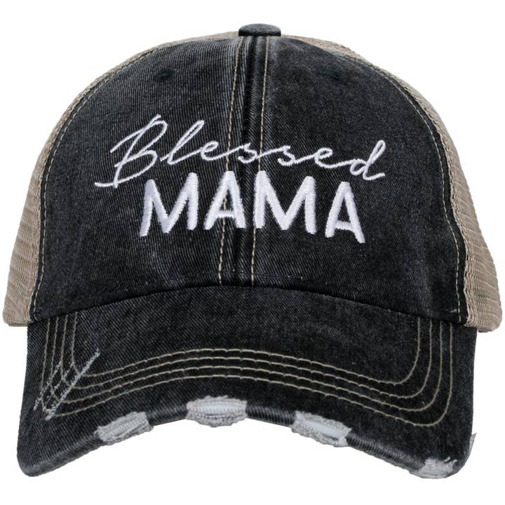 Blessed Mama Trucker Hat for wholesale by Katydid