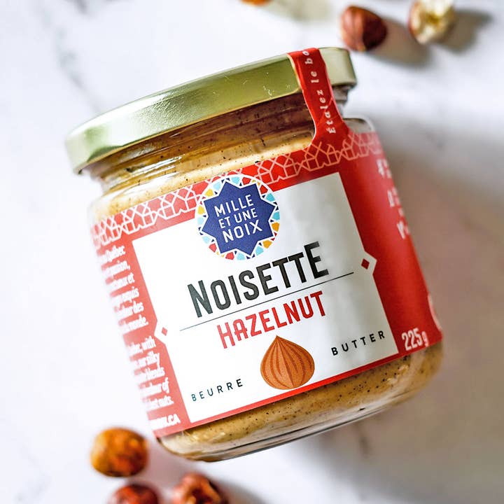 Beurre de noisette crémeux pour la vente par Mille et Une Noix / 1001 Nuts