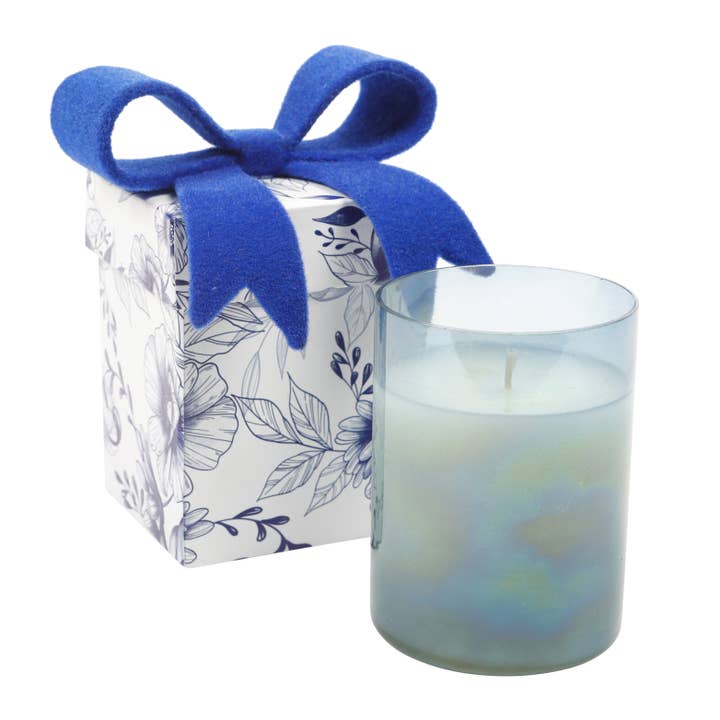 Blue Hydrangea 8 oz Gift Box MIN 6 for wholesale by LUX FRAGRANCES
