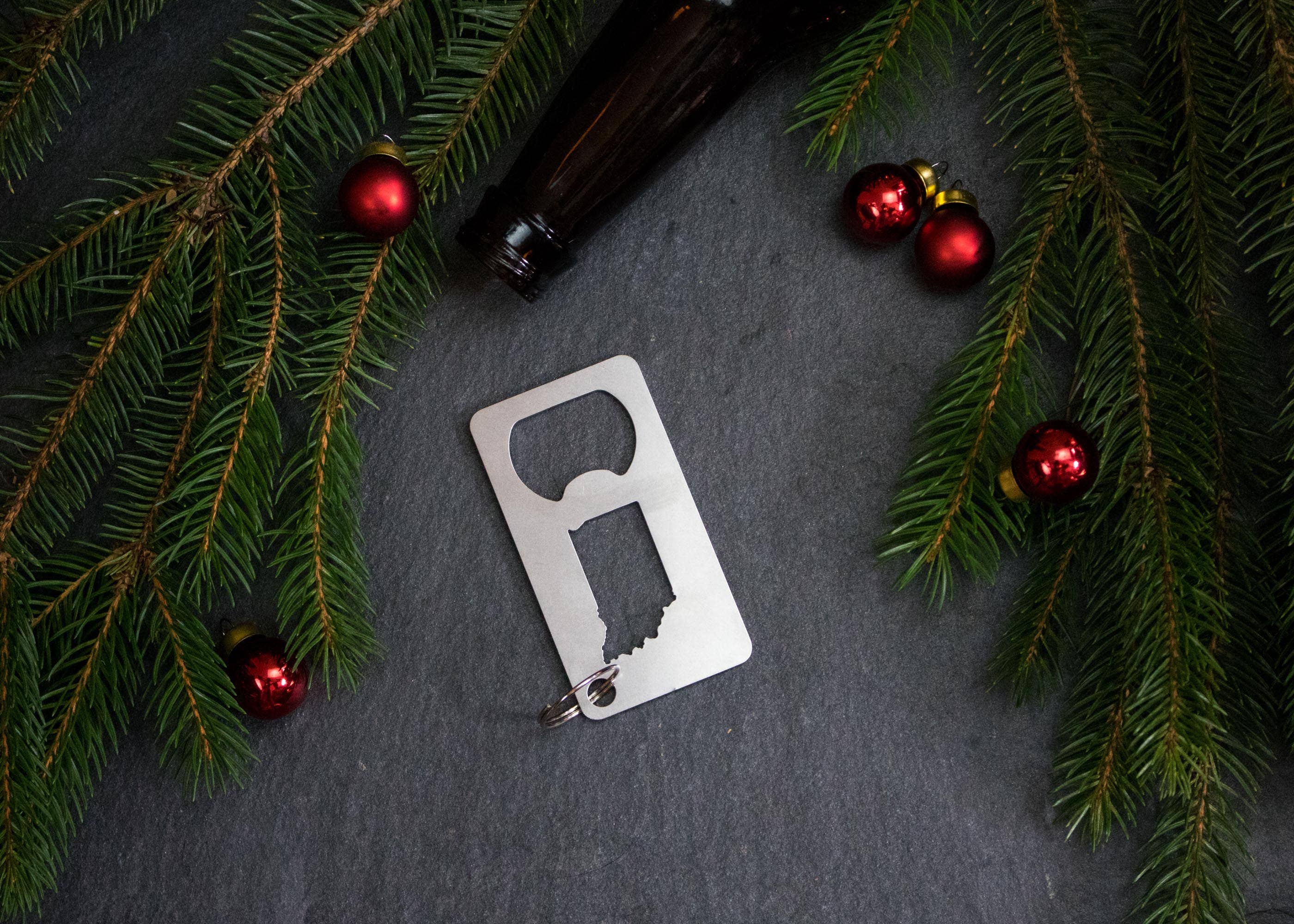 Iron Maid Art - Wholesale Bottle/Wine Opener - Indiana State Stainless Steel Beer Bottle Opener Gift5