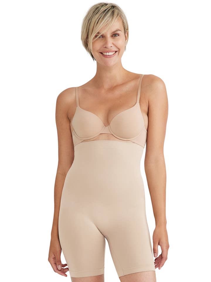 Yummie – wholesale Shapewear – Women's – Seamless Solutions - High Waist Shapewear Thigh Shaper -Plus1