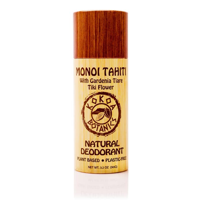MONOI TAHITI - DÉODORANT NATUREL - Sans Plastiques 3.2oz pour la vente par Kokoa Botanics