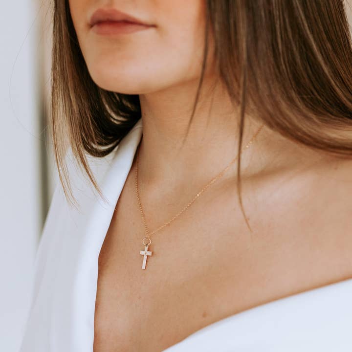 Nashelle Jewelry - Wholesale Pendant/Charm Necklace - Diamond Cross Necklace2