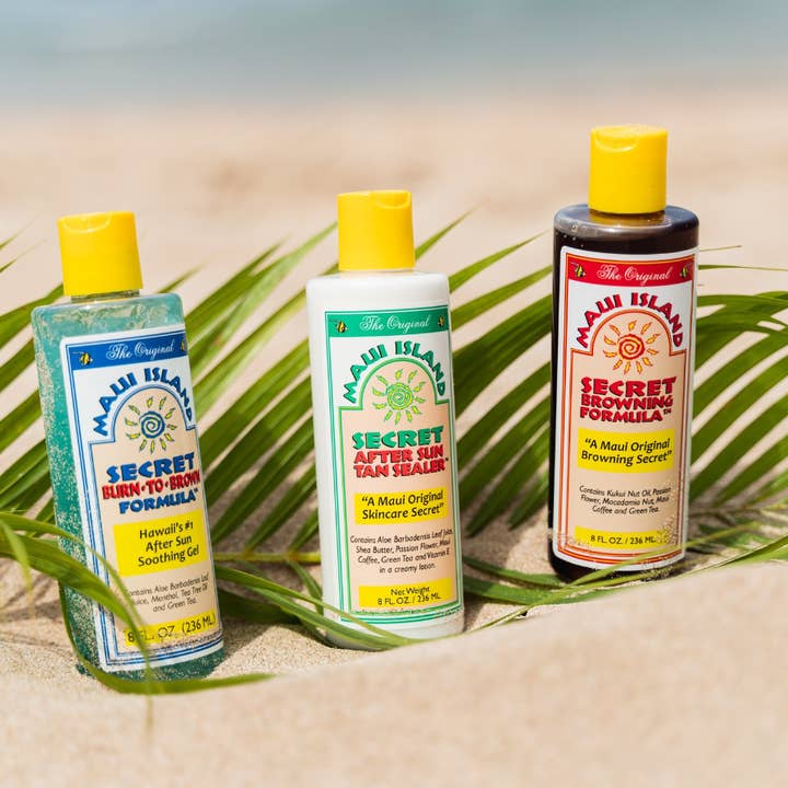 Maui Island Secret - Wholesale Aftersun/Sun Damage Repair Cream - Big Kahuna Bundle-Mixed Cases w/16 bottles of each formula. 1