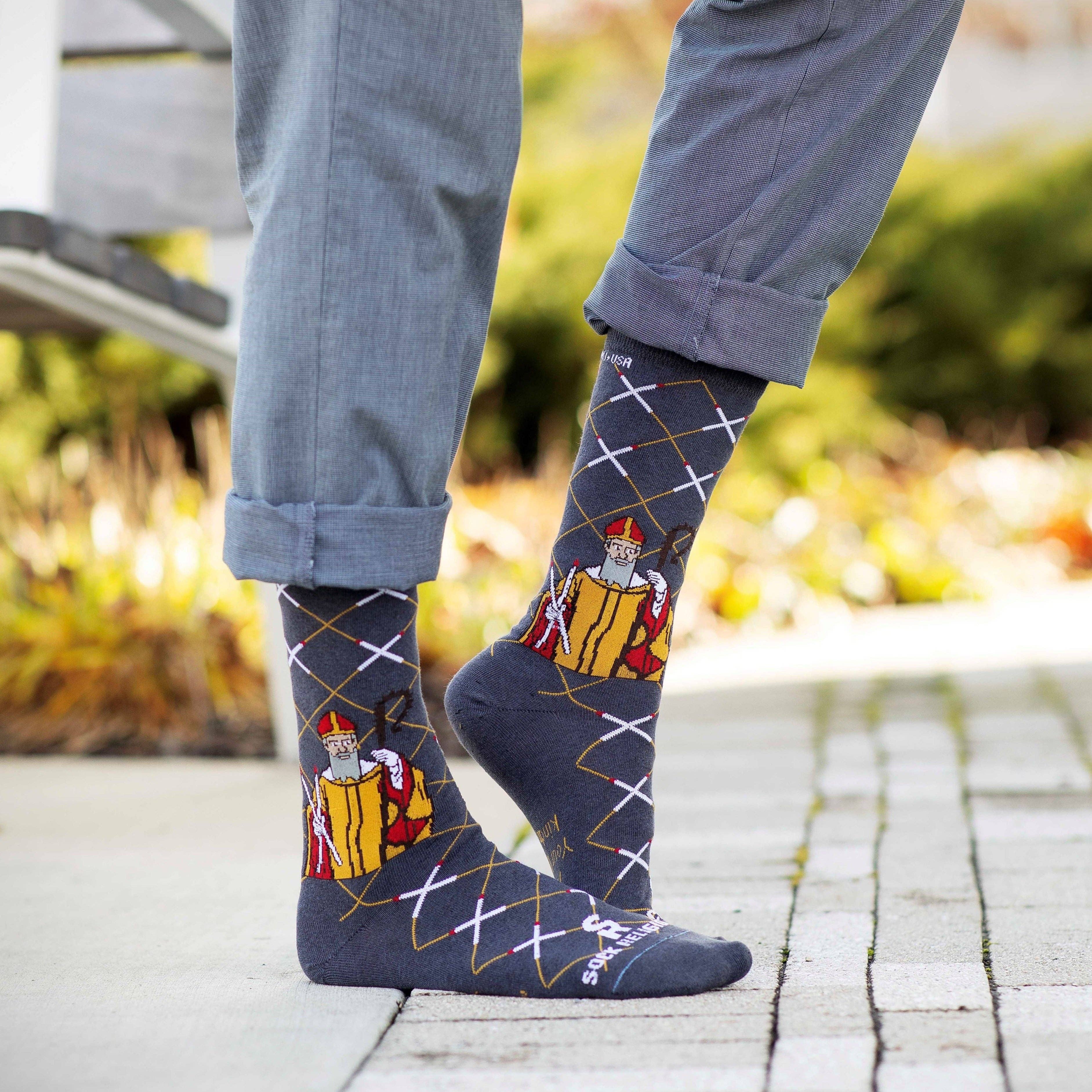 Sock Religious - Wholesale Socks - Unisex - St. Blaise Adult Socks4