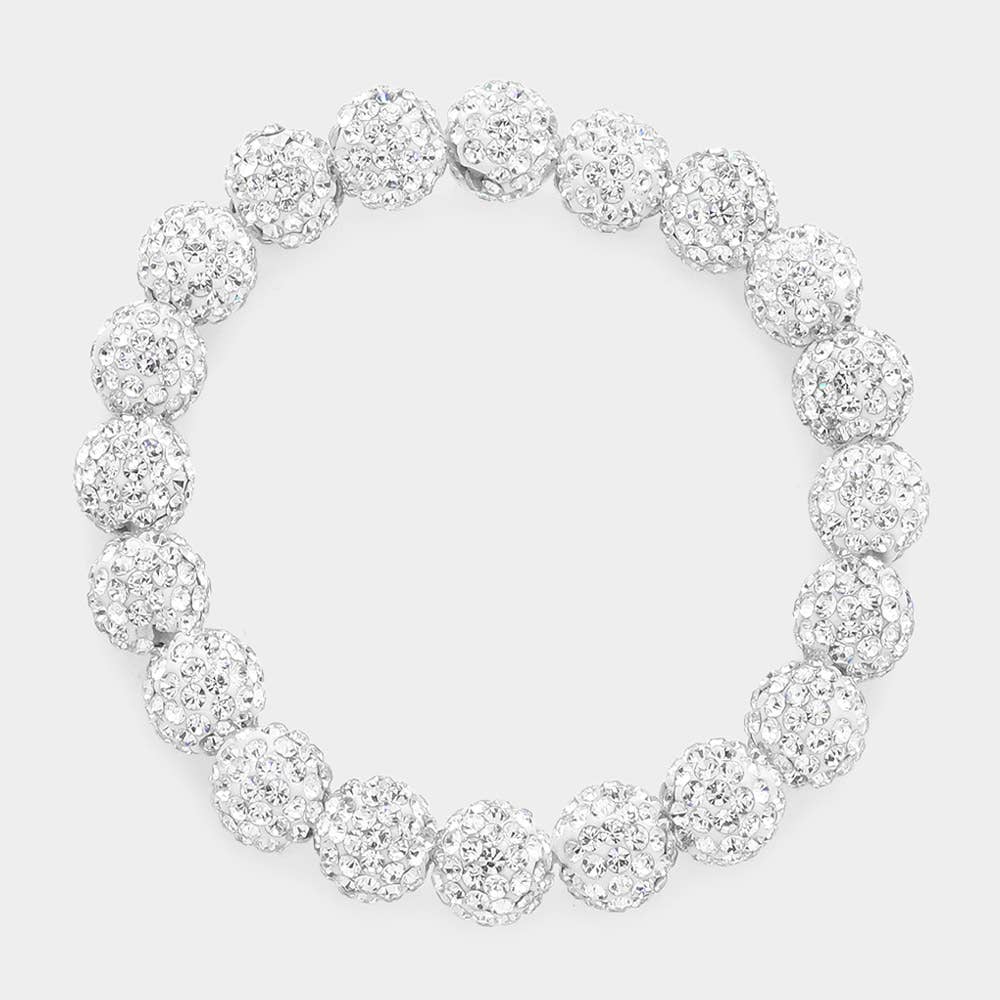 Sensibling Corp. – wholesale Beaded bracelet – Shamballa Ball Beaded Stretch Bracelet9