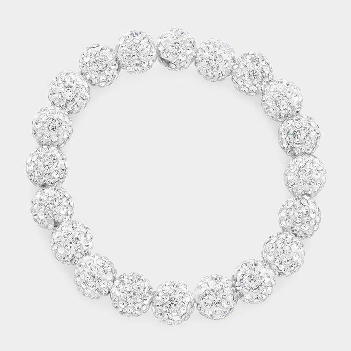 Sensibling Corp. – wholesale Beaded bracelet – Shamballa Ball Beaded Stretch Bracelet9