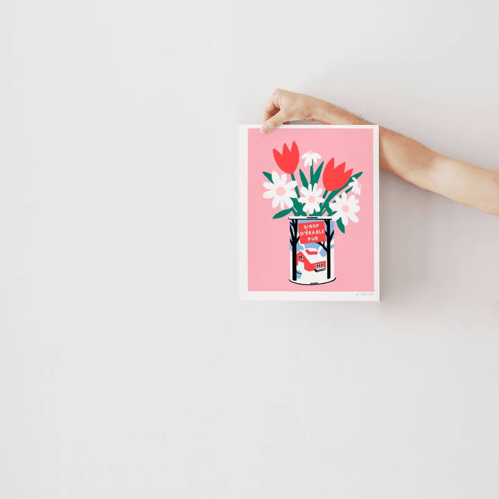 Studio Toute - Wholesale Art Print - Maple sirup spring bouquet Art print