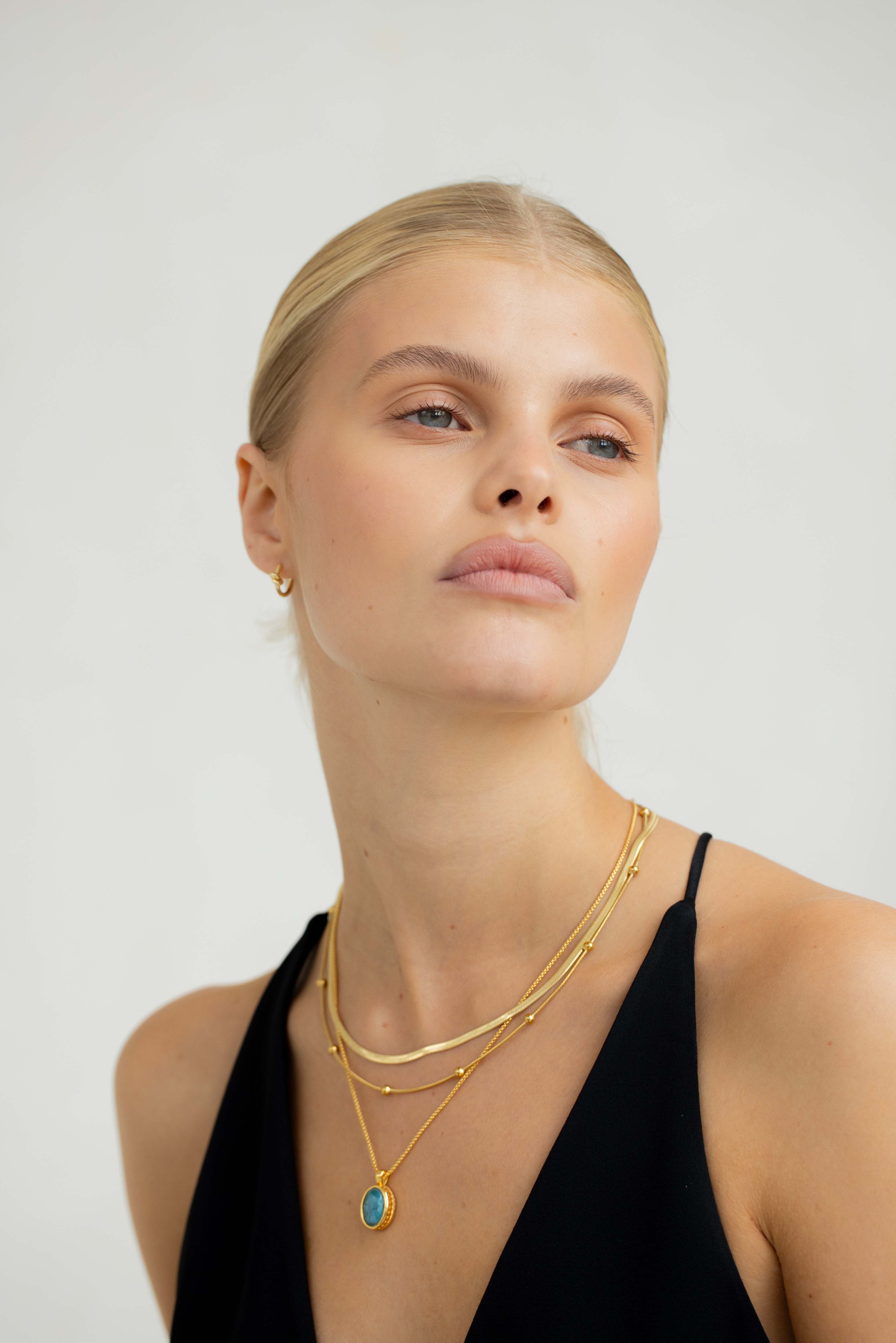 ARCTIC FOX & CO. – wholesale Link & chain necklace – Satellite Bead Chain Necklace - Waterproof6