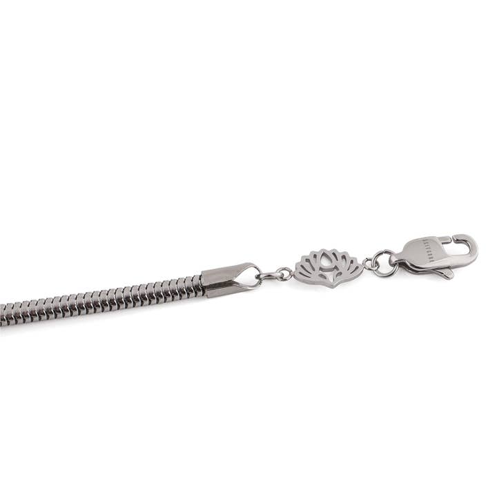 Blackskies - Wholesale Link & Chain Bracelet - Serpent Snake Chain Link Bracelet Silver 3 mm2