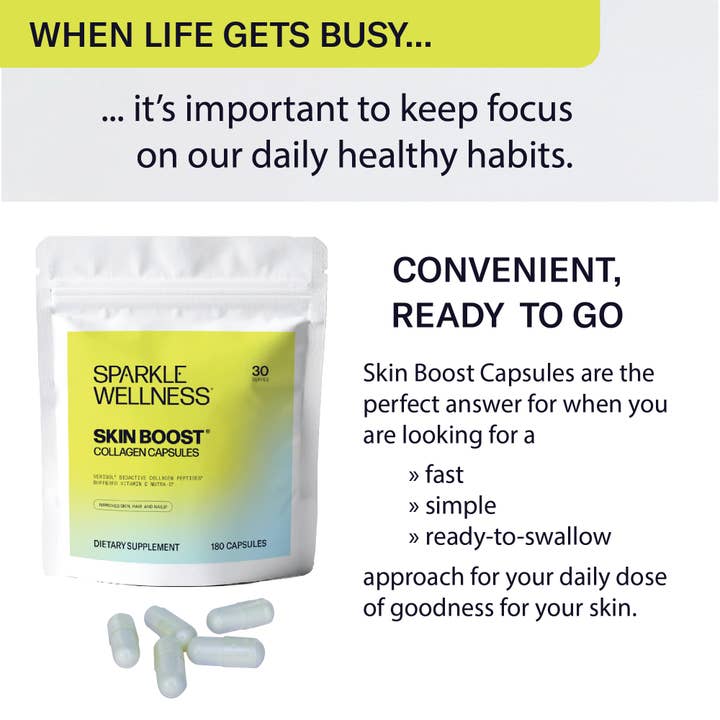 Sparkle Wellness - Wholesale Oral Supplement/Vitamin - Skin Boost Collagen (Capsules)6