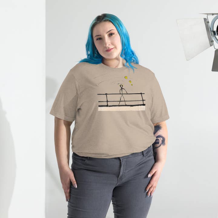 Camiseta de manga curta - Confiando nas minhas melhorias por atacado de Attagrata - Attitude of Gratitude