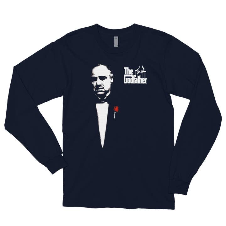 Art-O-Rama Shop - Wholesale Screen Printed T-Shirt - Unisex - The Godfather 1972 Movie Don Corleone Long Sleeve Shirt3