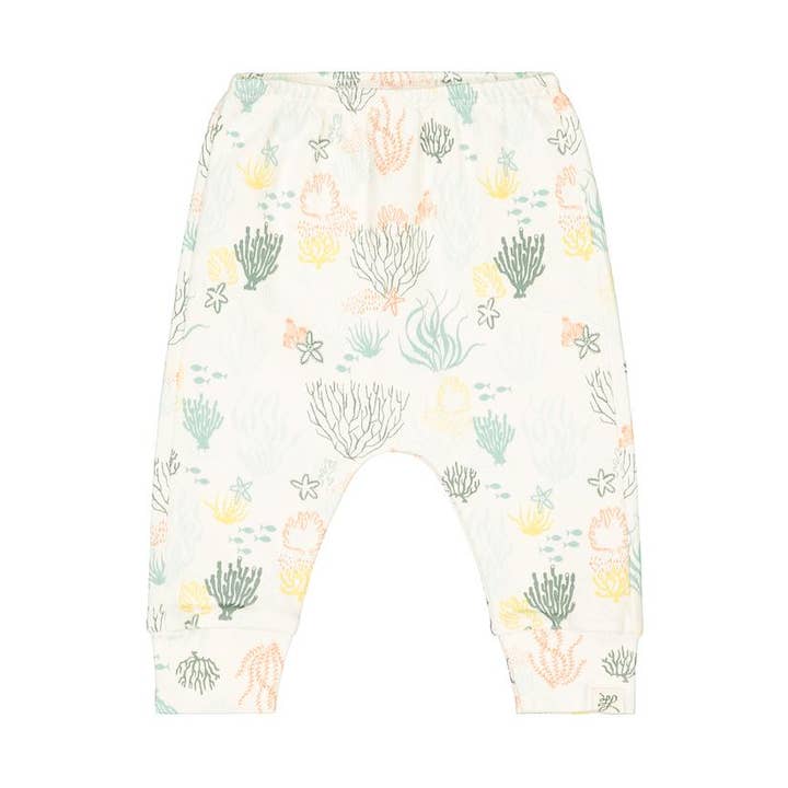 Coral Print Jogger for wholesale by Little Lentil Clothing