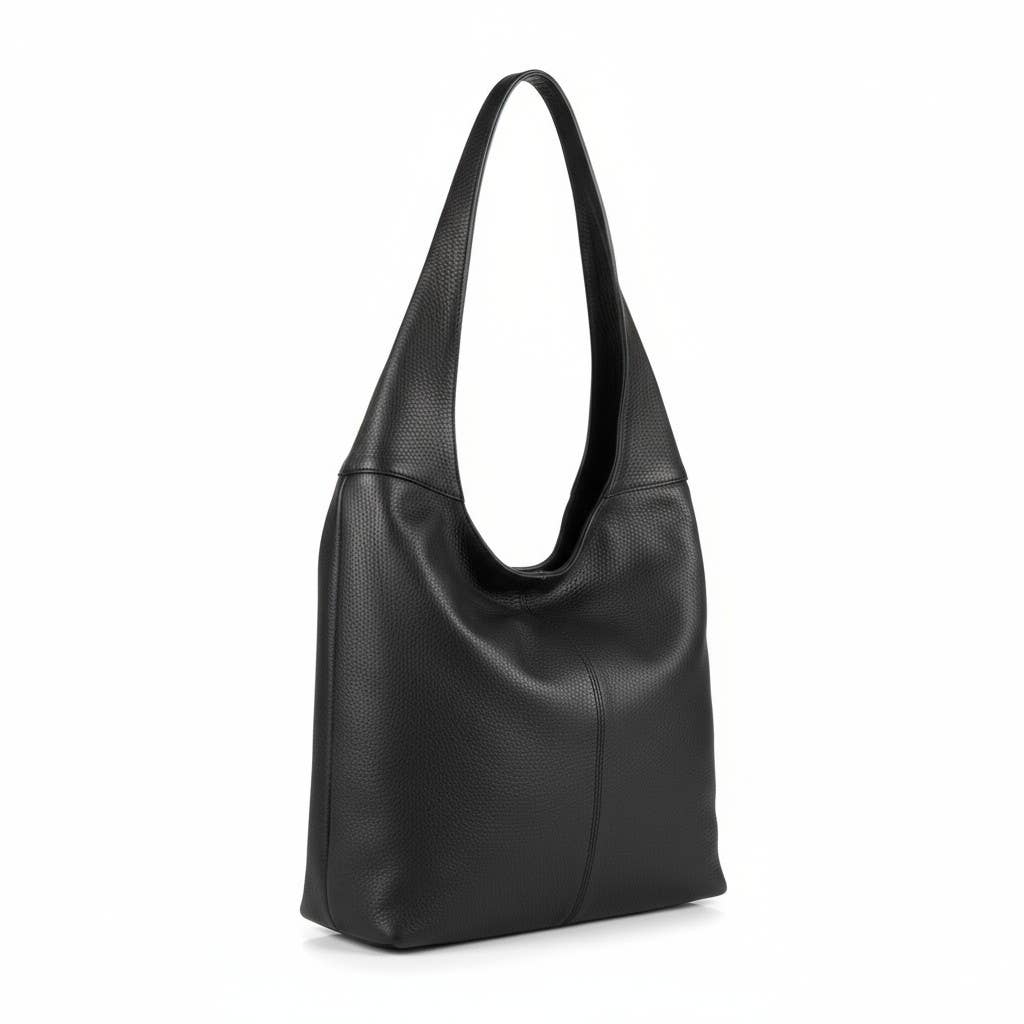 ZEEN – Bolsa de ombro – Mulher por atacado – Saco de couro Gina Nero1