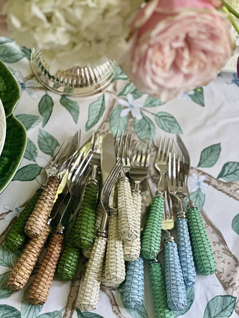 The Enchanted Home – Großhandel Besteckset – Softblue BASKETWEAVE BESTECKSET, 5-TEILIG2