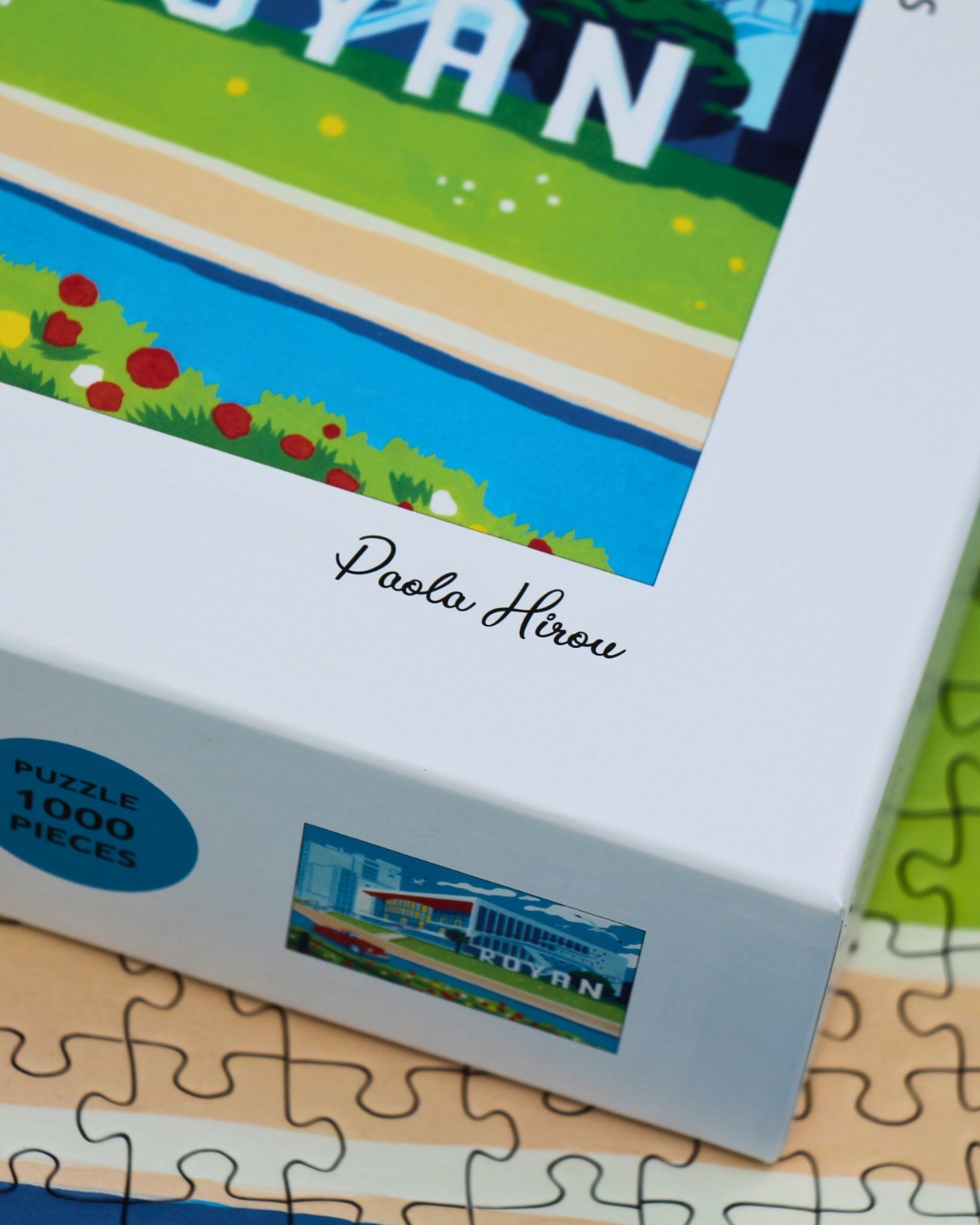 Aparté – wholesale Pussel - Vuxen – 1000-bitars pussel: Royan med konventcentret3