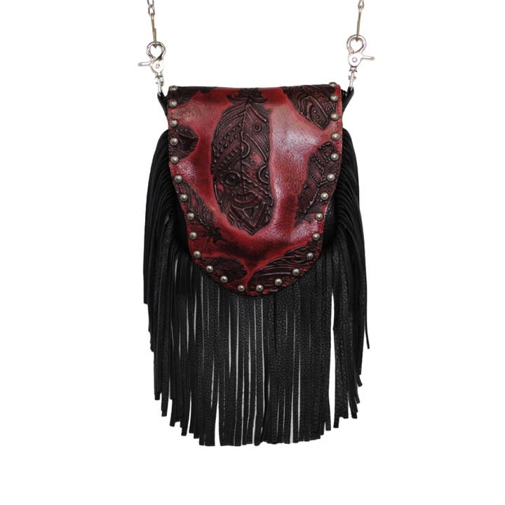 Riñonera The Queen's con flecos completos, 13.2-01 para venta al por mayor de Hip Bag Company