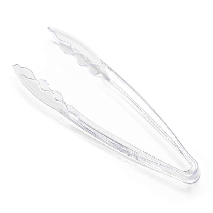 Smarty had a Party - Wholesale Disposable Servingware - 9" Clear Disposable Plastic Serving Tongs - 48 pcs