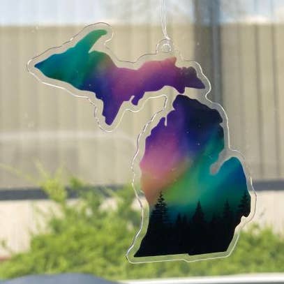 Attrape-soleil pour voiture : Aurores boréales pour la vente par My State Designs
