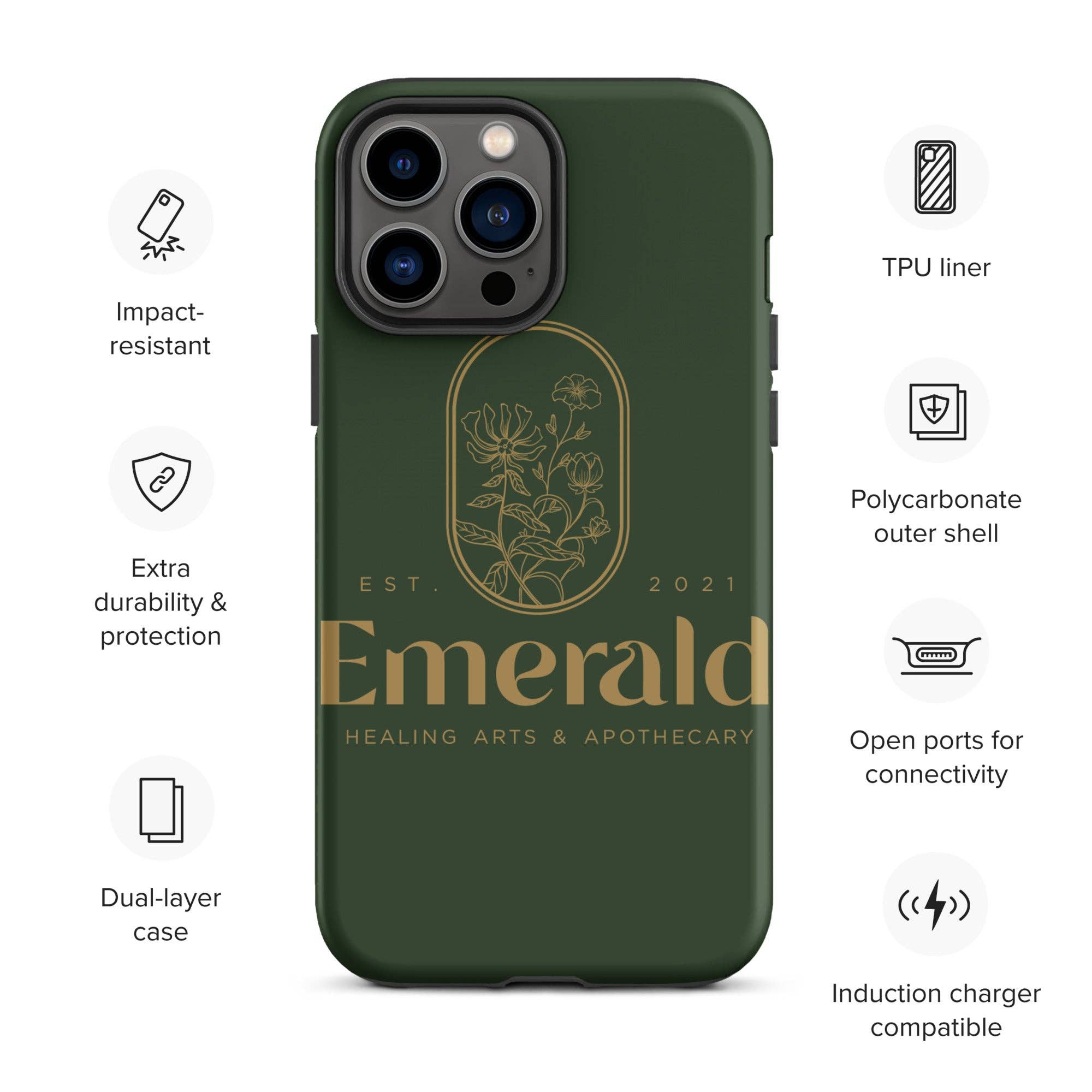 Practicality Skin & Body care - Wholesale Phone Case - Unisex - Emerald Tough iPhone case21