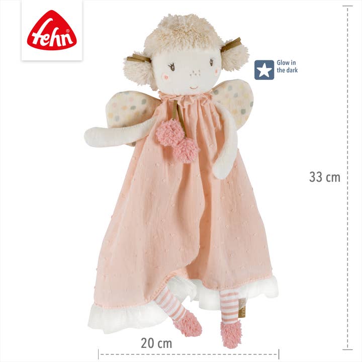 Fehn - Vente Couverture douillette – bébé - Doudou fée - aide au sommeil et compagnon câlin3