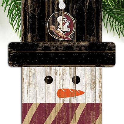Florida State Snowman Ornament for wholesale by Fan Creations