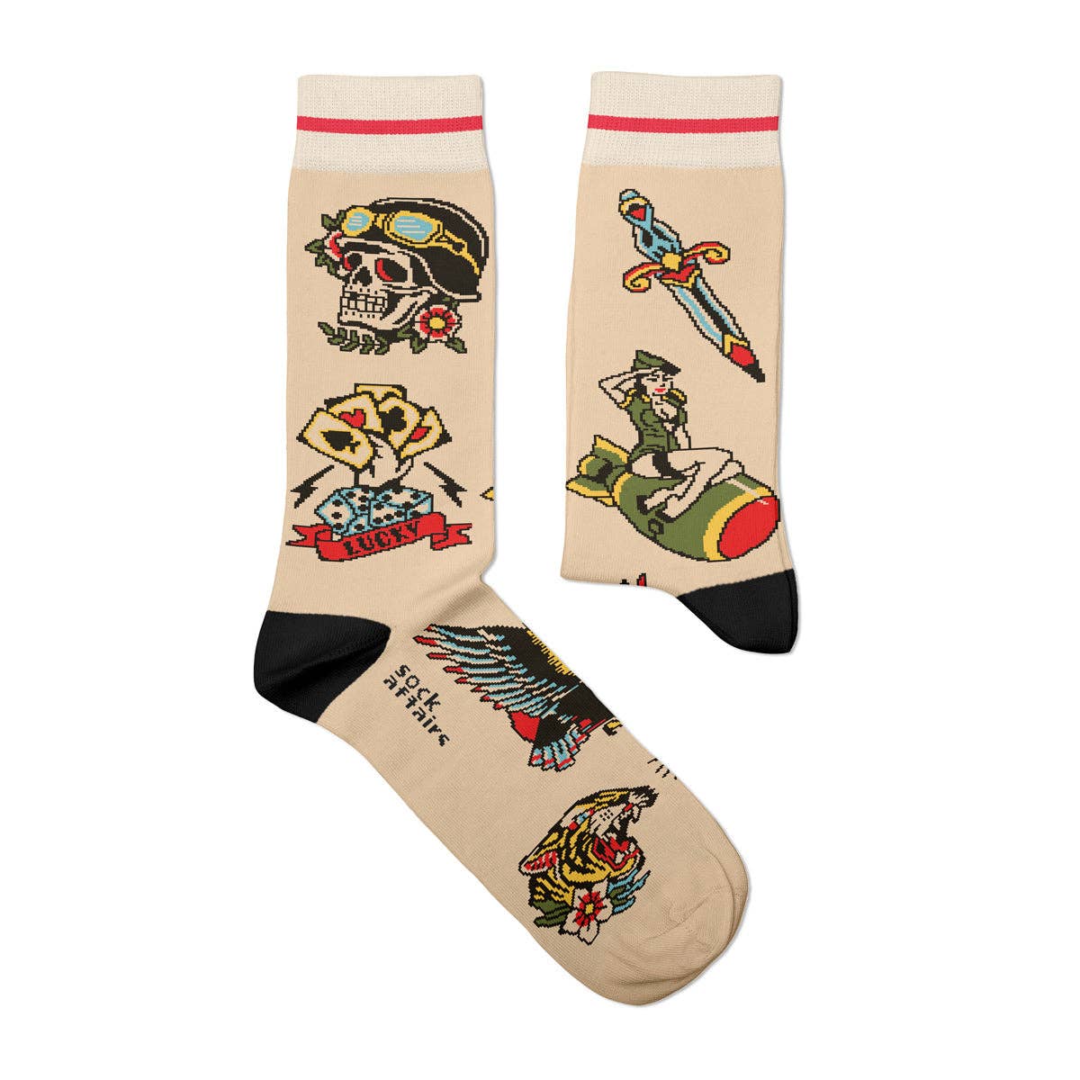 Sock Affairs - Wholesale Socks - Unisex - American War Tattoo Socks2