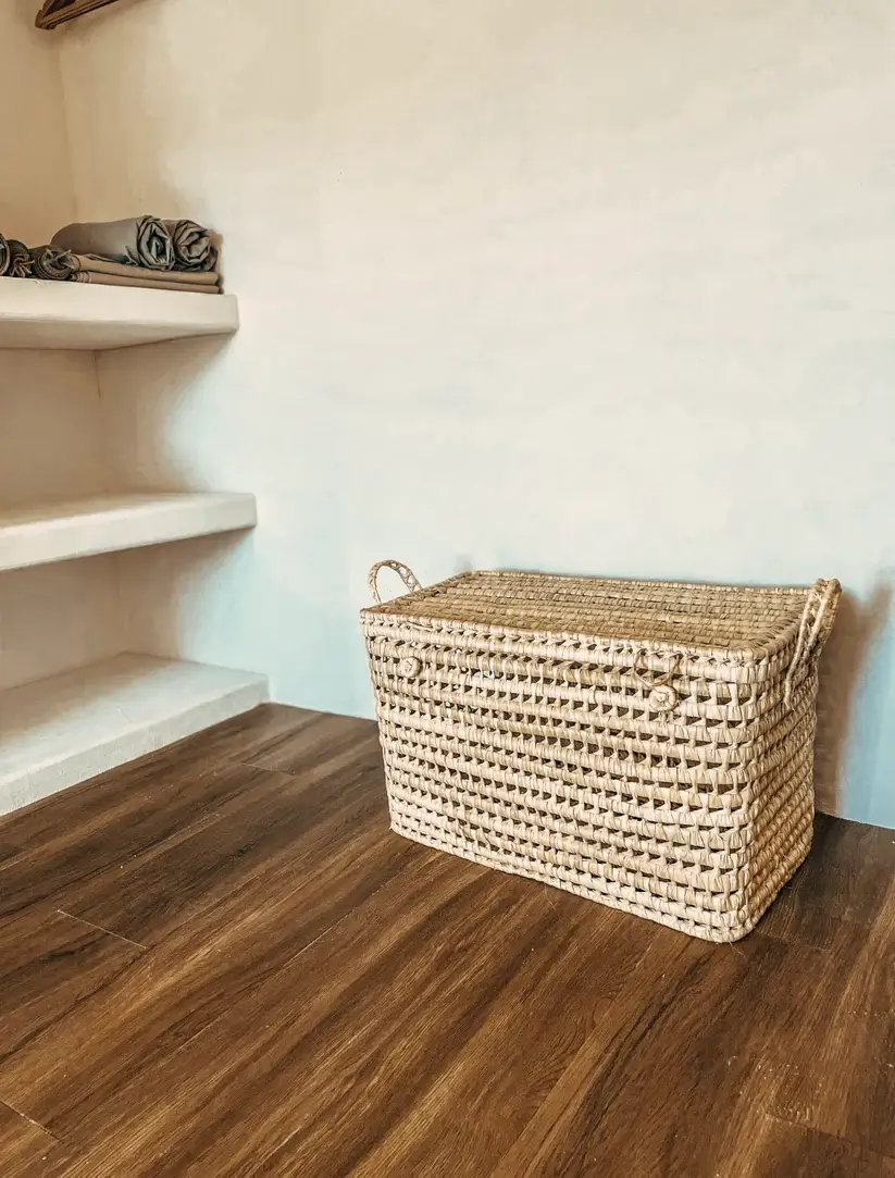 High crafty - Wholesale Storage Bin - 🧺 XL Wicker Storage Trunk – Handwoven Palm Leaf (60×35×35 c1