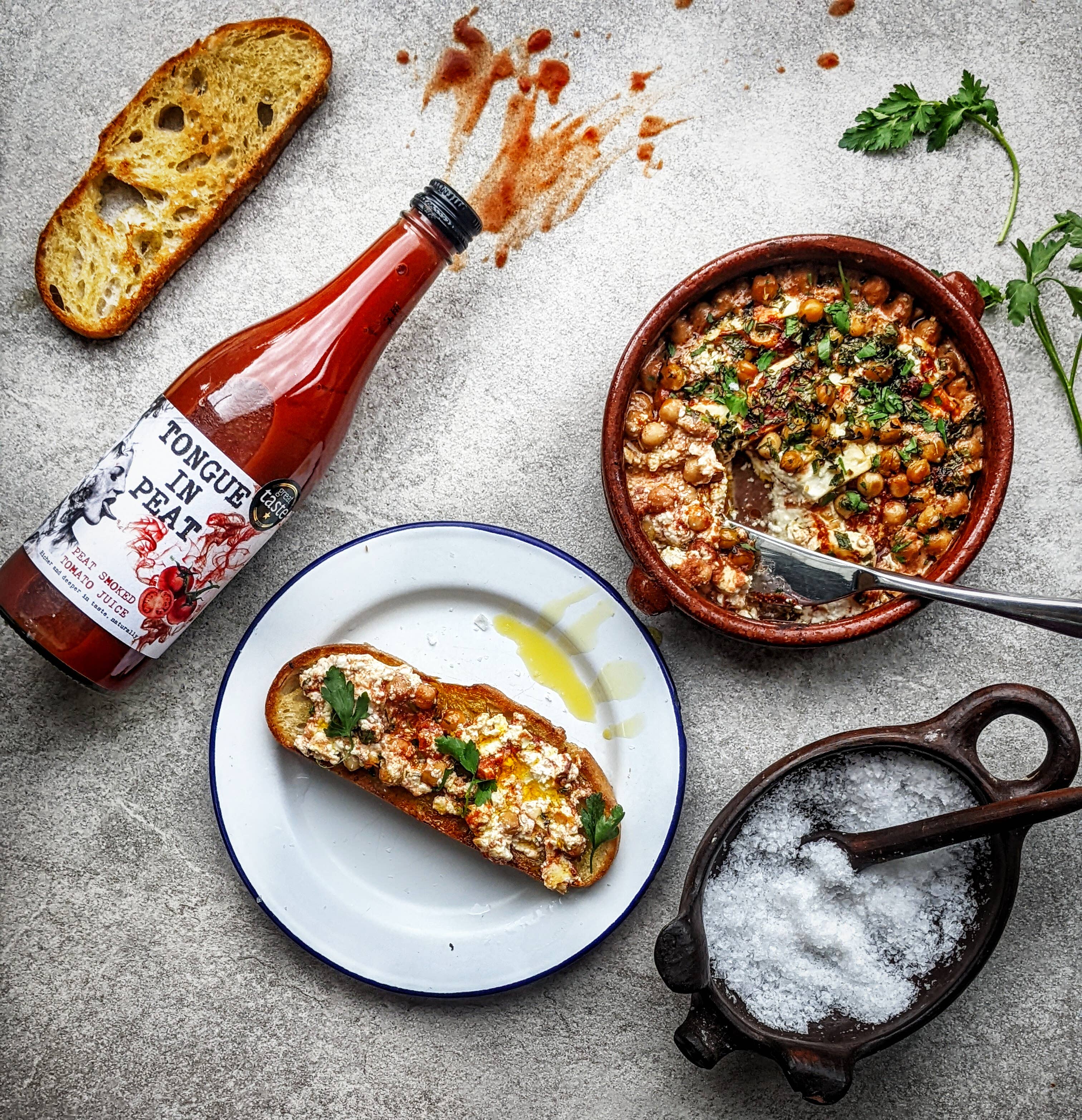 Tongue In Peat - Wholesale Cocktail Mix/Syrup - Smoked Tomato Juice Bloody Mary Cocktail Mixer 250ml/8.51oz4