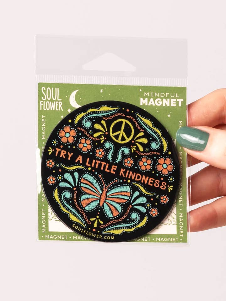 Try a Little Kindness Magnet - Kindness Gifts for wholesale by Soul Flower