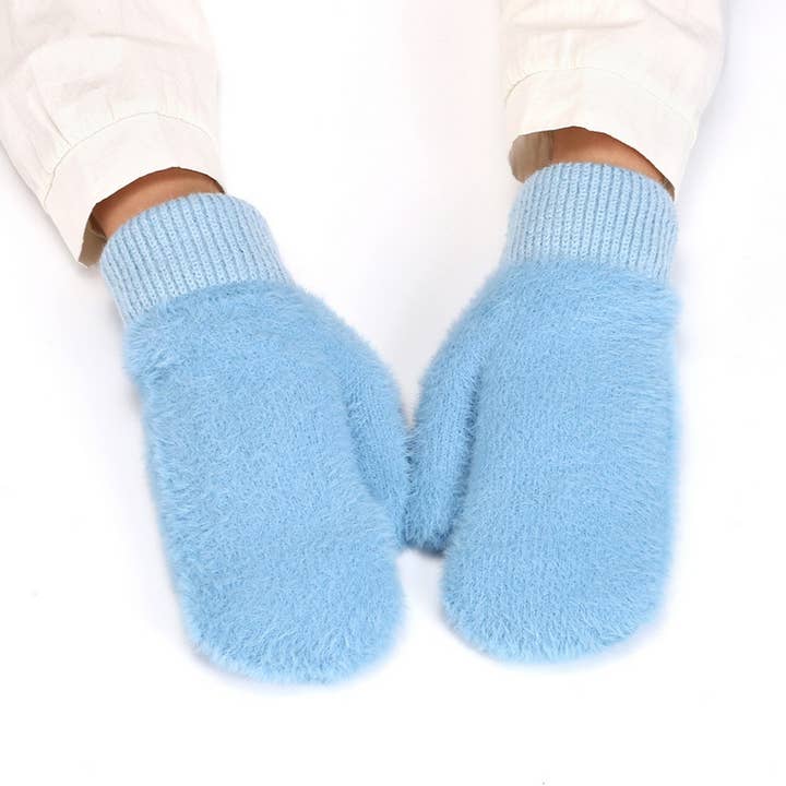WINTER PLUS VELVET THICK WOOL KNITTED GLOVES_CWAG0255 for wholesale by ACCITY