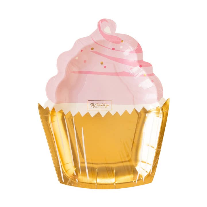 My Mind’s Eye - Wholesale Disposable Plate - PGB1040 - Cupcake Paper Plate0