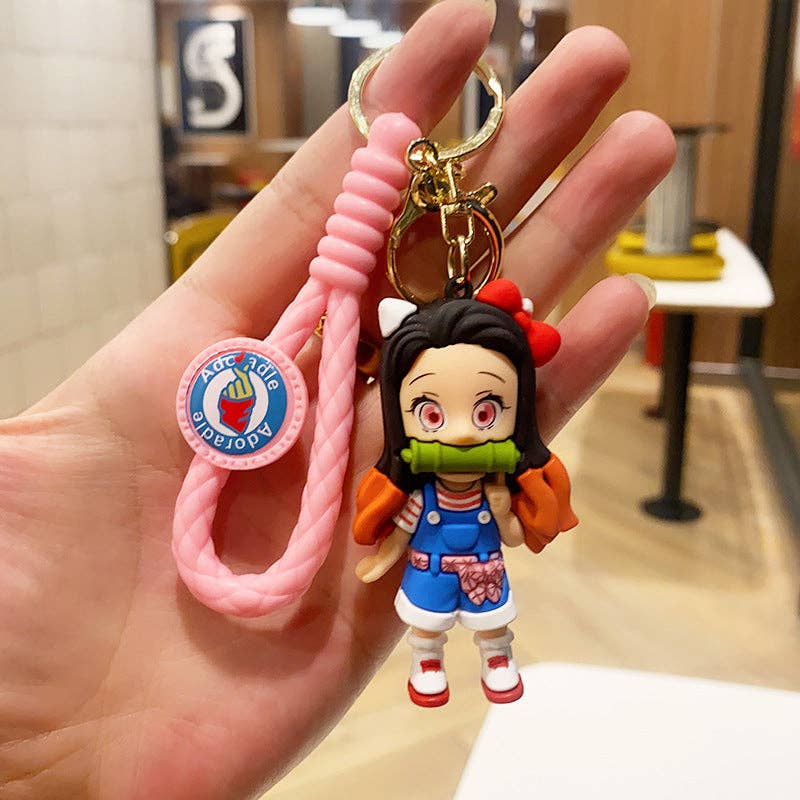 KiddieKickz – wholesale Nyckelring - Barn – Tecknad animering PVC nyckelring söt nyckelring0