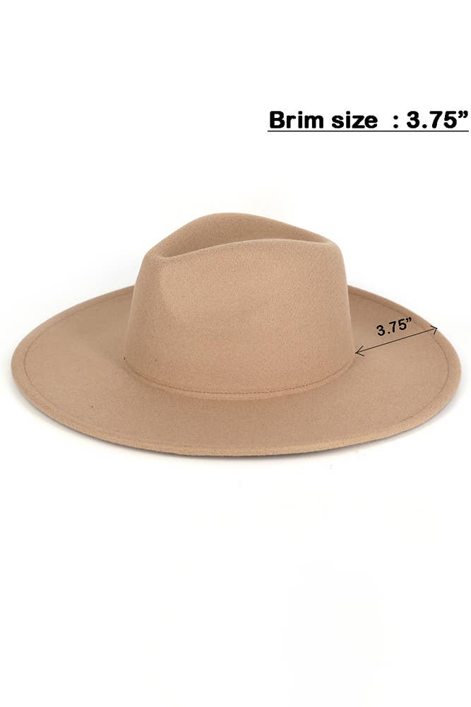 Hana - Wholesale Fedora - Women's - Solid Plain Panama Hat11