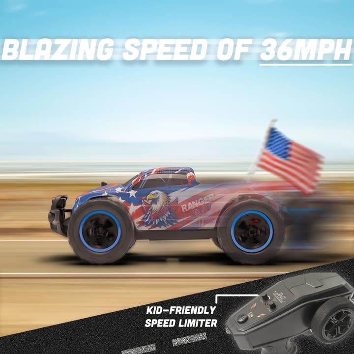 Atlasonix - Wholesale Toy Car/Truck - Kids - Fast RC Car 4x4 Truck - 36 mph 1:16 Brushless Motor RC Car