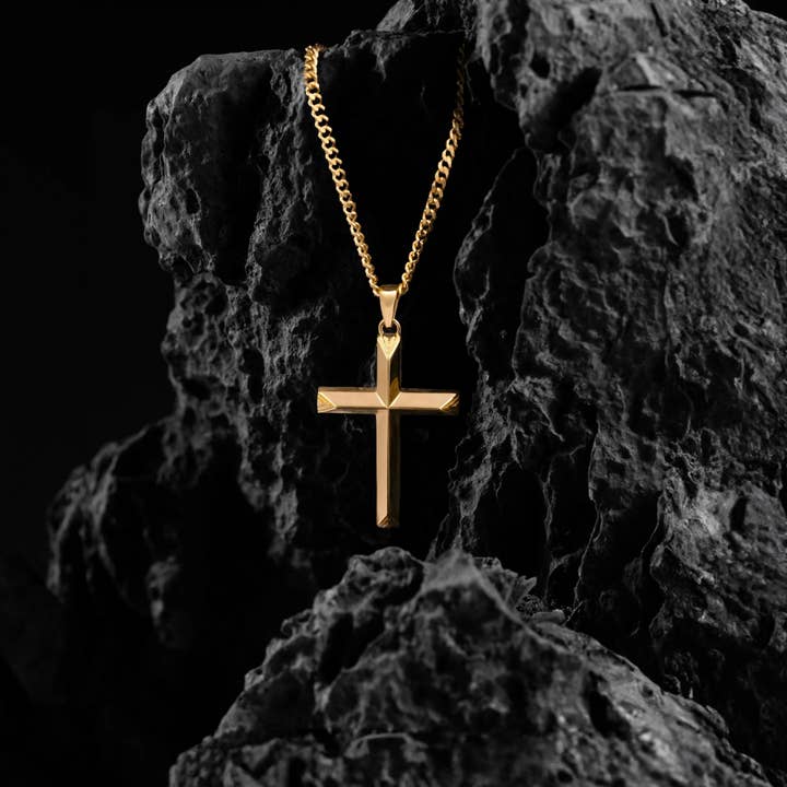 Vincero - Wholesale Pendant/Charm Necklace - Cross Pendant - 14K Gold7