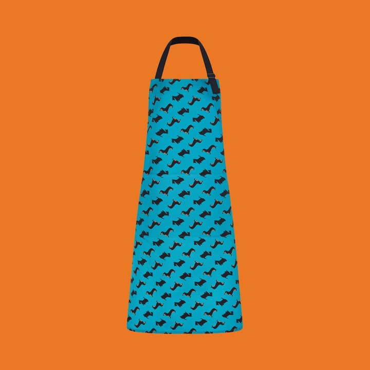 Dogs Dogtooth Apron for wholesale by UmmPixies