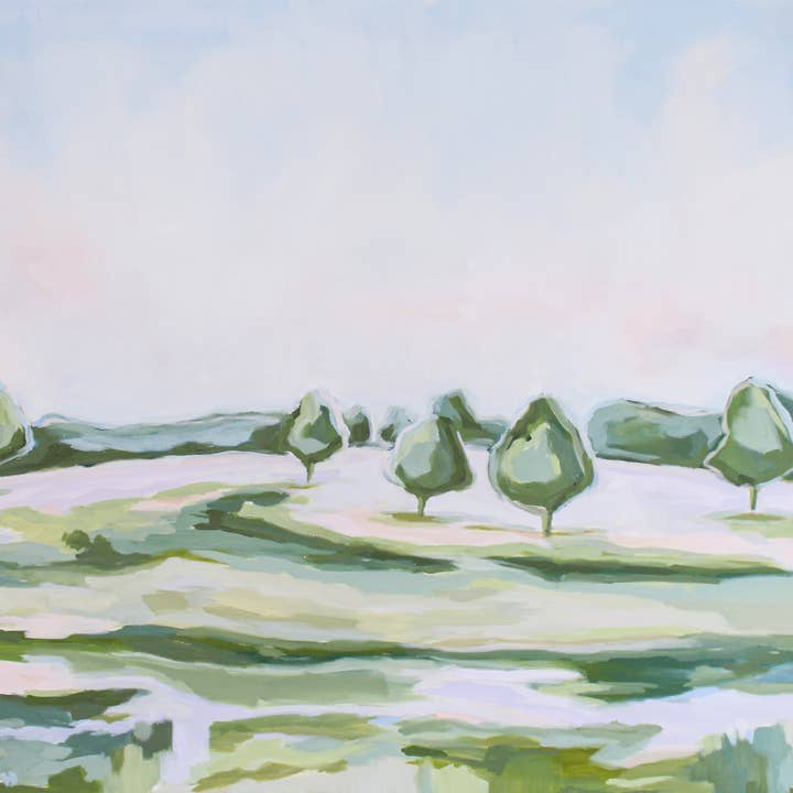 Wide, Wide Field Horizontal Print for wholesale by Elizabeth Sage Art