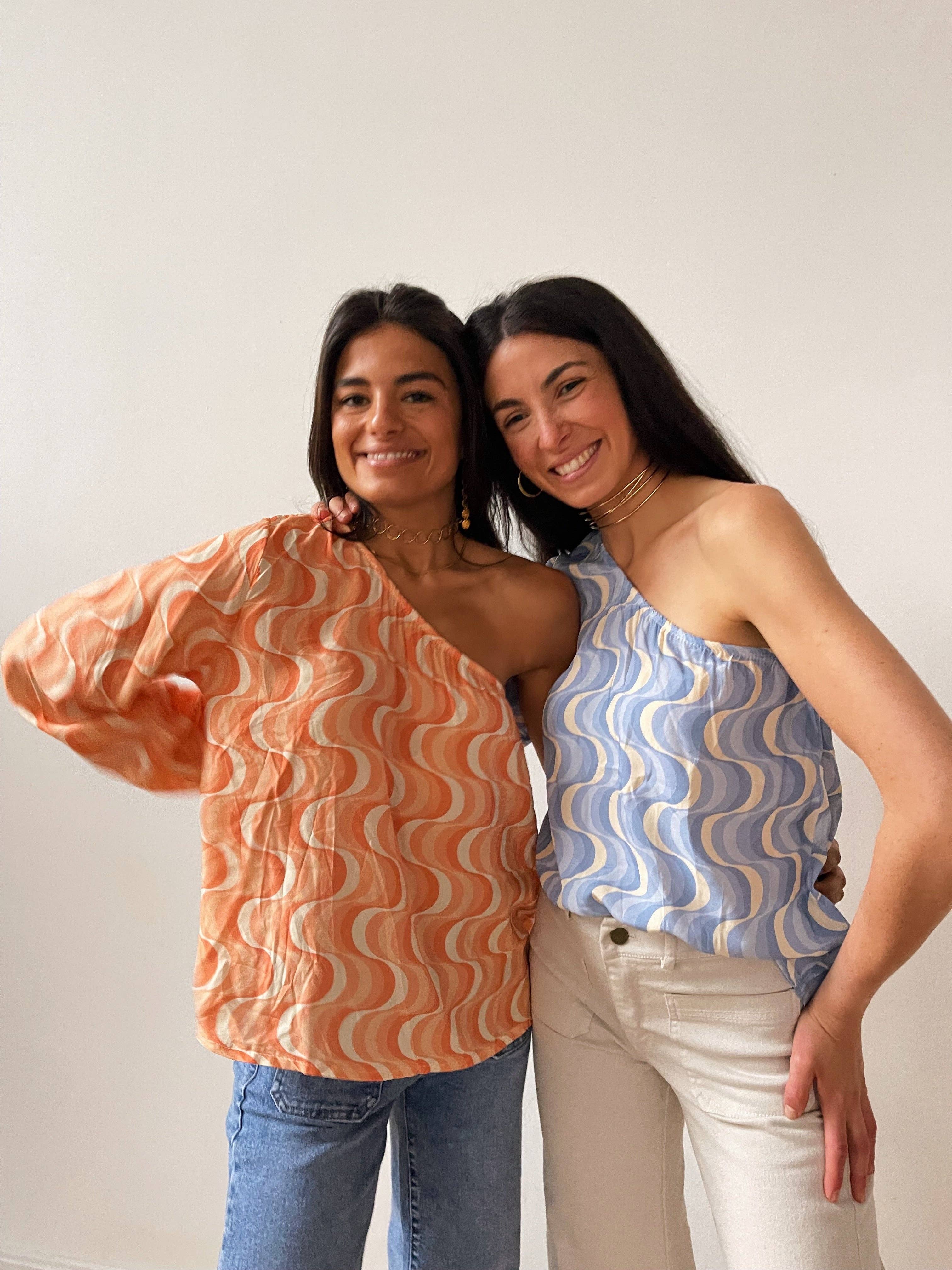 MindTraveler - Venta al por mayor Blusa - Mujer - Top Aurora Naranja1