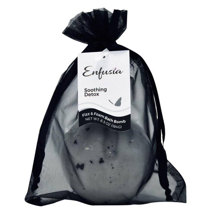 Fizz & Foam Handmade Bath Bomb 6.5oz - Soothing Detox for wholesale by Enfusia