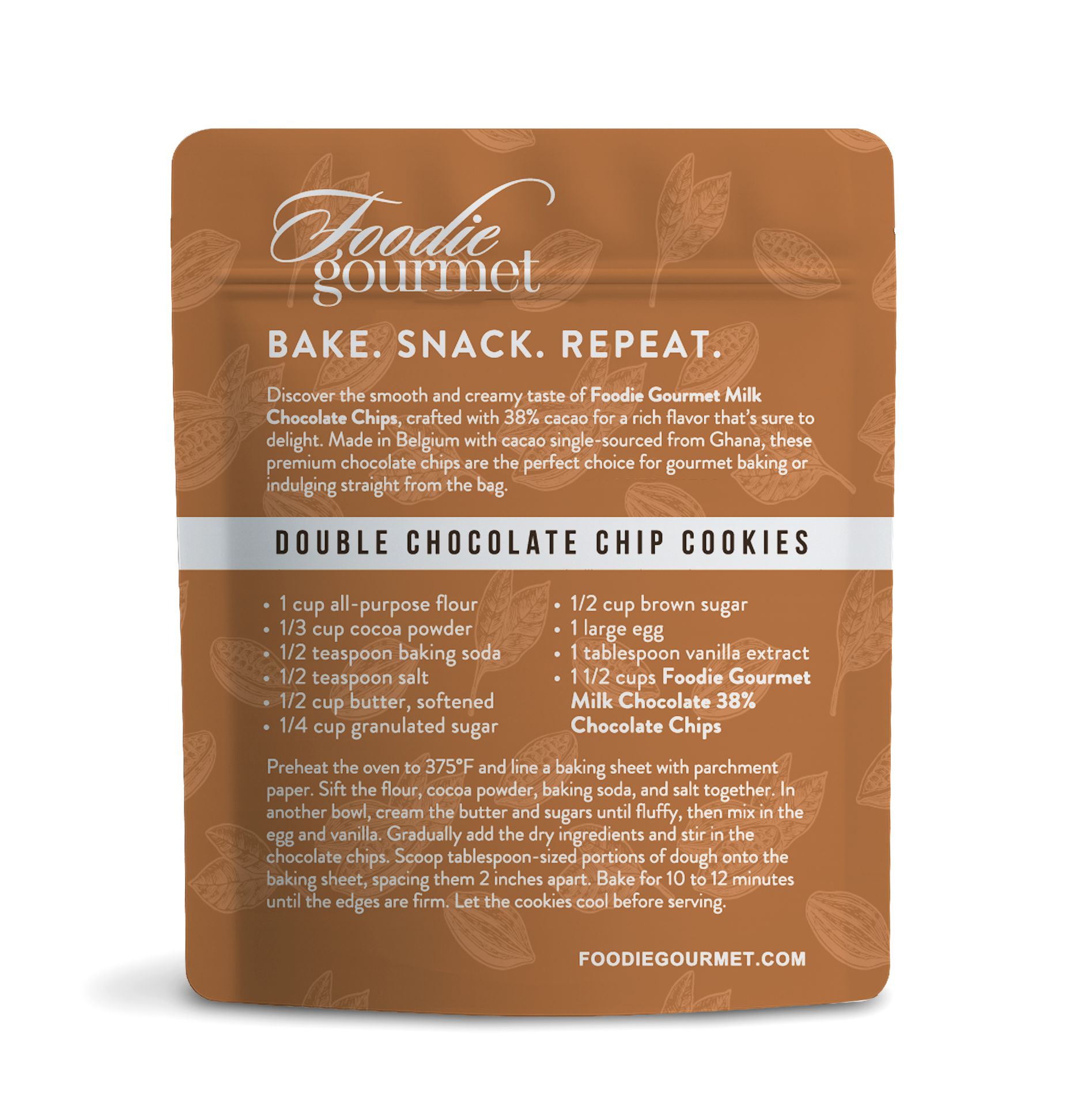 Alta Gama Foods – wholesale Bakchoklad – Foodie Gourmet- Belgisk- Mjölkchokladchips 38% KAKAO2