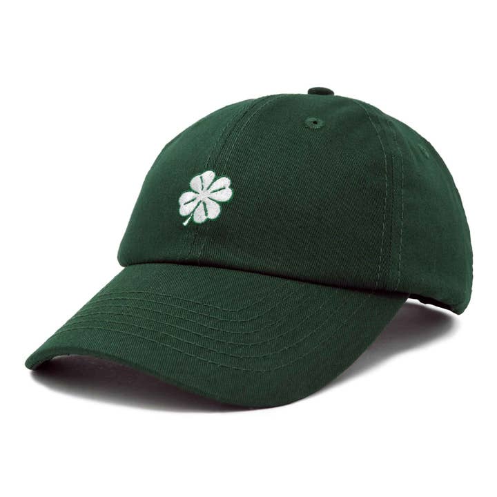 Dalix - Wholesale Baseball Cap - Women's - Dalix Four Leaf Clover Hat Ball Cap St. Pattys Day Cotton