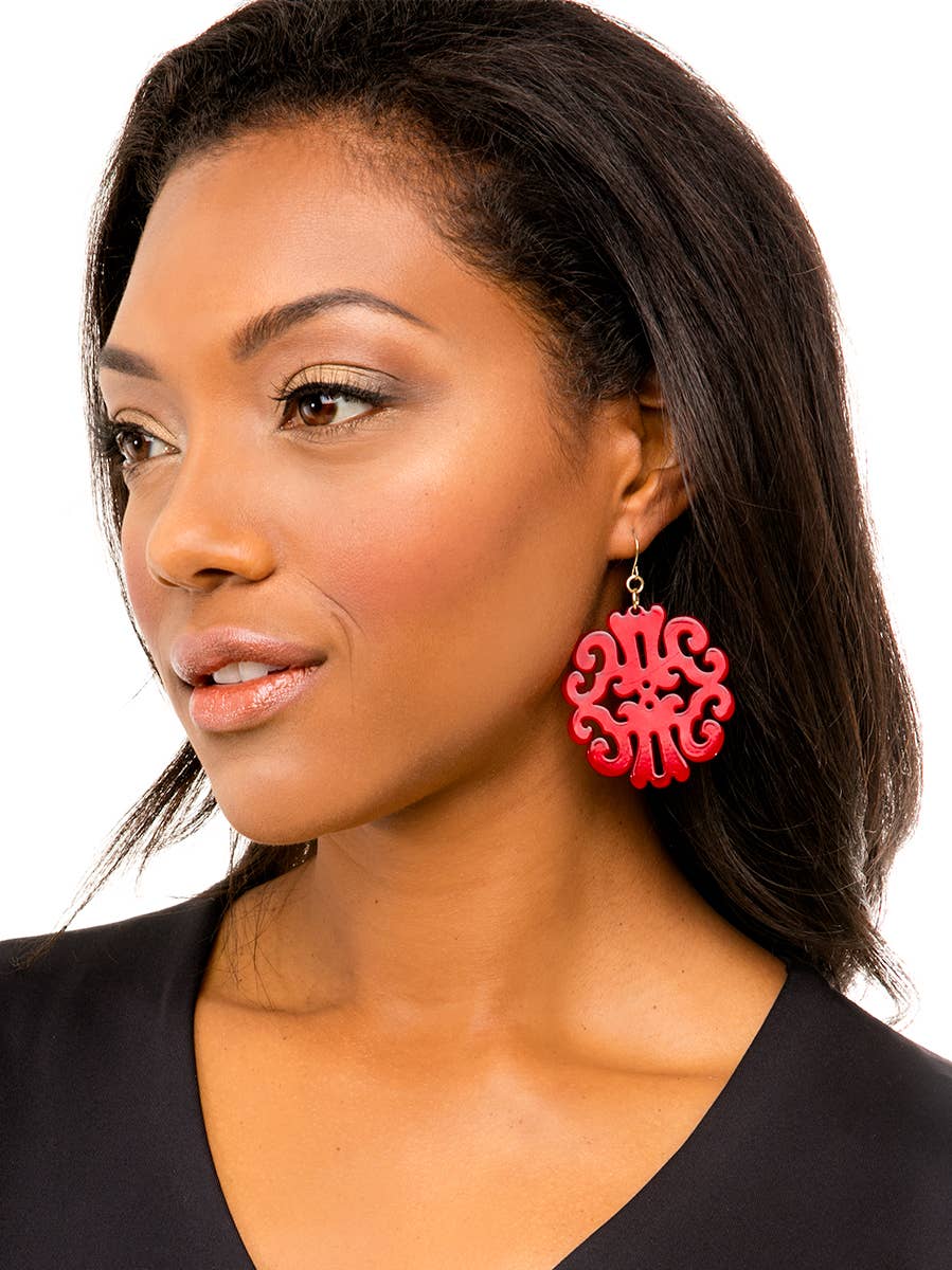 ZENZII Jewelry - Wholesale Dangle Earrings - Uptown Swirl Earring17
