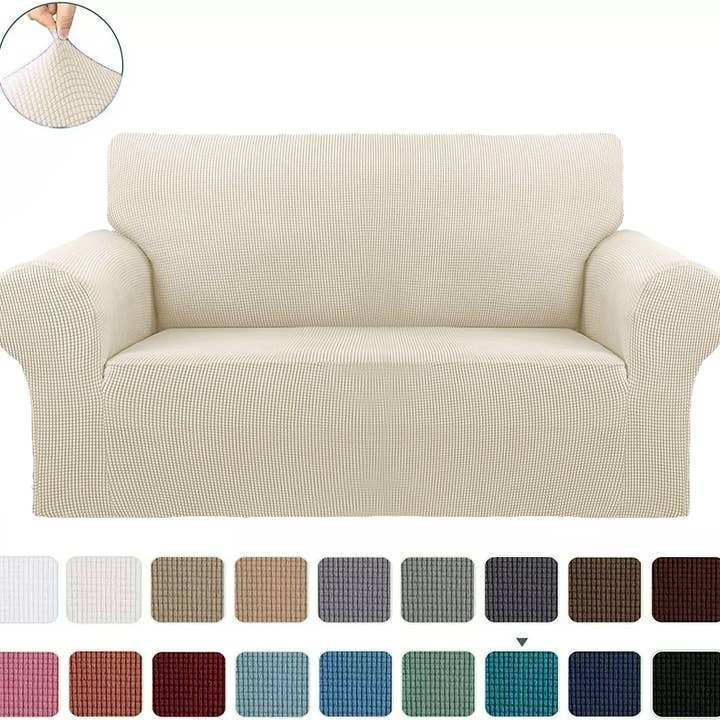 2-Piece Set Slipcover Sofa & Loveseat Cover 4-Way Stretch for wholesale by home mart goods