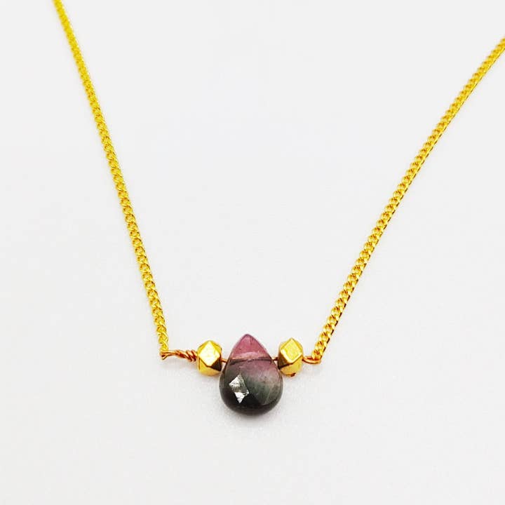 MINU Jewels - Wholesale Jewelry Set - Tourmaline Gumdrop Solitaire Gift Set5