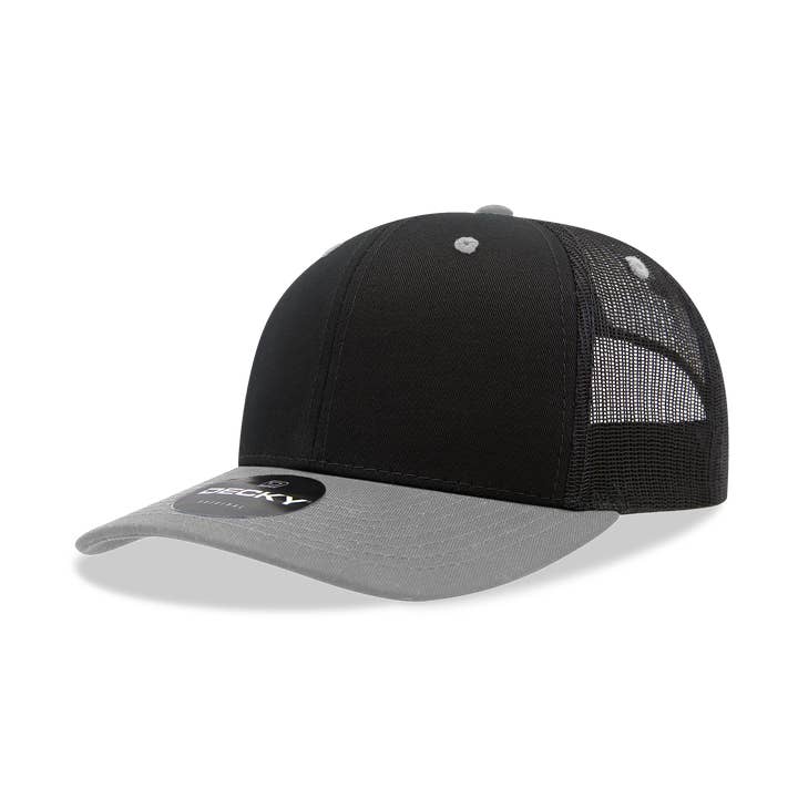 The Park Wholesale - Wholesale Trucker Hat - Unisex - Decky 6021 Classic Trucker Hat, Mid Pro Trucker 6 Panel Cap